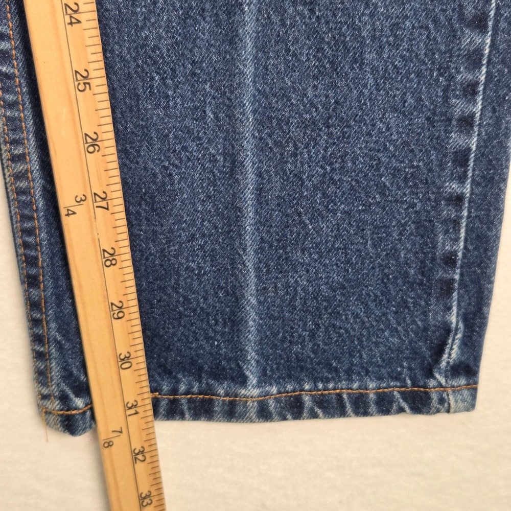 Vtg Y2K Levi's 505 Jeans Mens 36x32 Blue Made in USA Straight Leg Denim 2000 - Picture 14 of 16